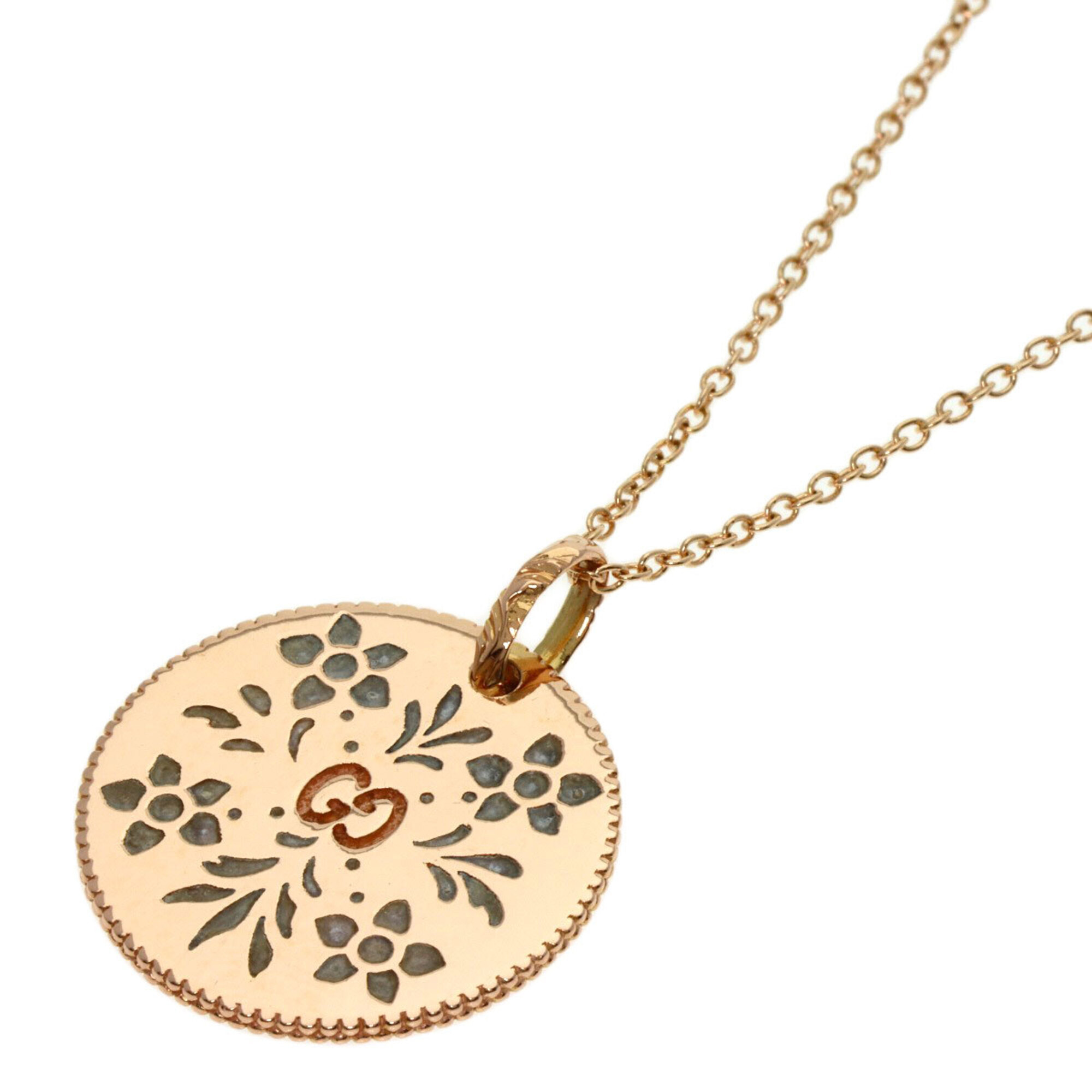 Gucci Icon Bloom Necklace 18k Pink Gold Womens Gucci Gucci Icon Bloom Necklace 18k Pink Gold Womens Gucci